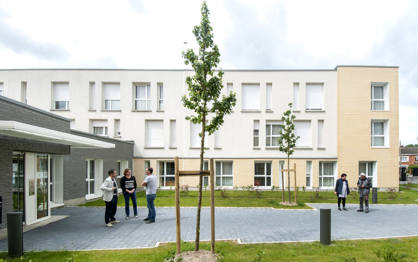 Résidence de logements temporaires à Dunkerque. 