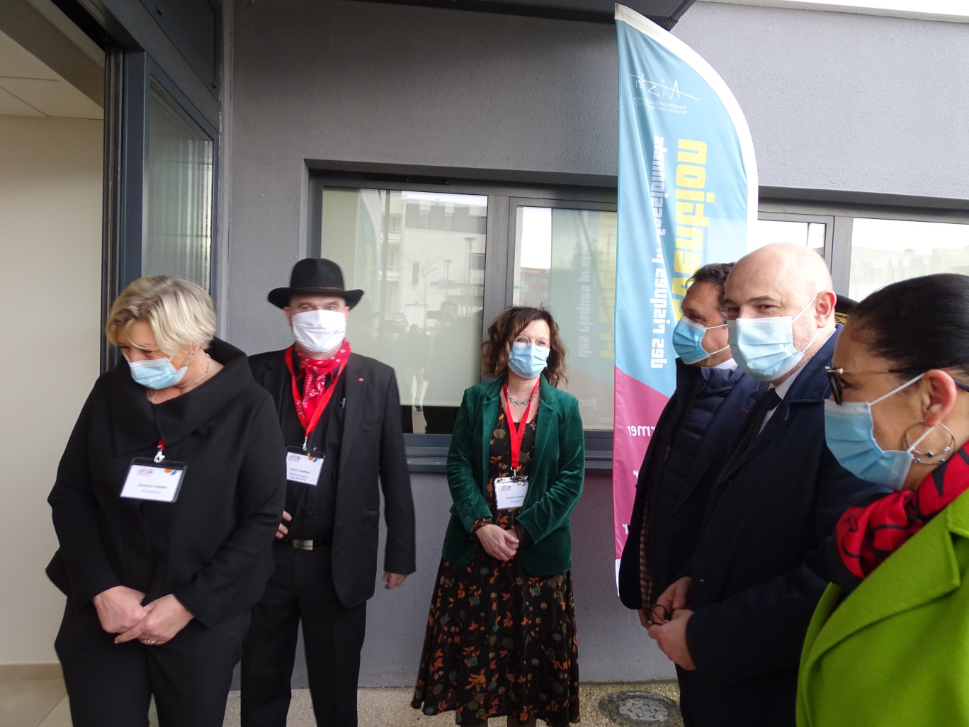 En visite à Dijon, Laurent Pietraszewski, secrétaire d’Etat en charge de la santé au travail, a salué l’accompagnement pluridisciplinaire de l’AIST 21 aux côtés des entreprises. (@ Aletheia Press / Nadège Hubert)