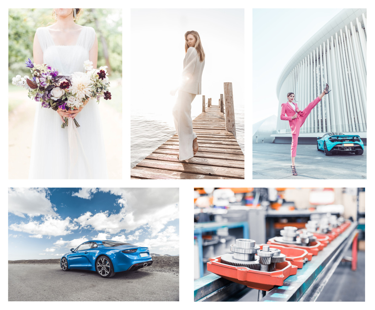 Matthieu George est spécialisé dans la photographie de portrait, les photos de mariage mais aussi des produits.