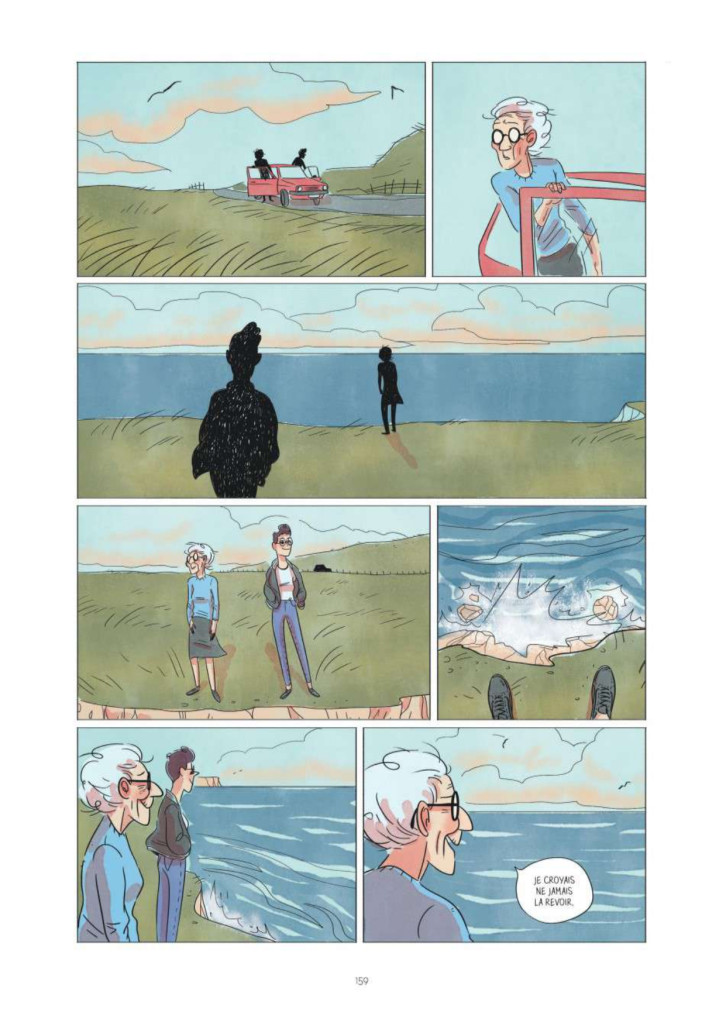 Quelques planches de la BD "Ne m'oublie pas".