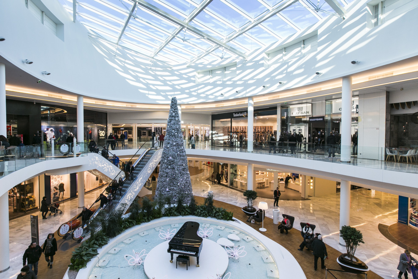 Le centre commercial Toison D'Or à Dijon.