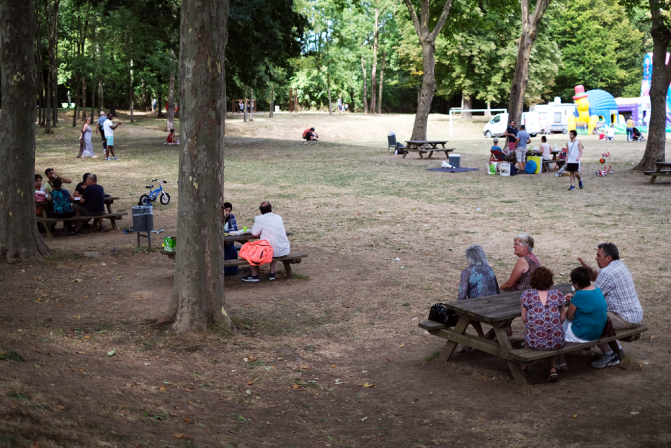 Le complexe-parc de Bétange, lieu incontournable de la vie florangeoise. (c) Mairie de Florange. 