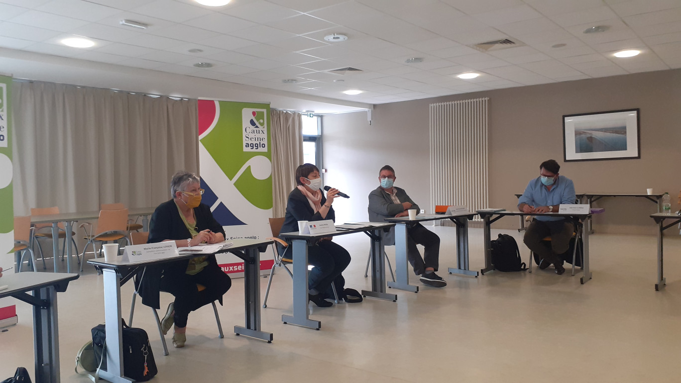 Le lancement de la plateforme locale Caux Seine agglo a eu lieu mercredi 31 mars. (Photo Caux Seine agglo)