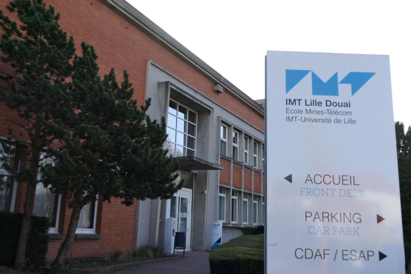 L’IMT de Douai va connaître une transformation esthétique dans les douze prochains mois. (@ Aletheia Press / Éléonore Chombart)