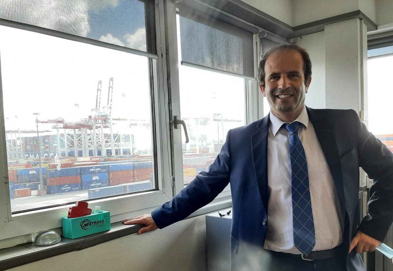 Marc Riondel dirige le terminal des Flandres du port de Dunkerque avec passion et détermination.