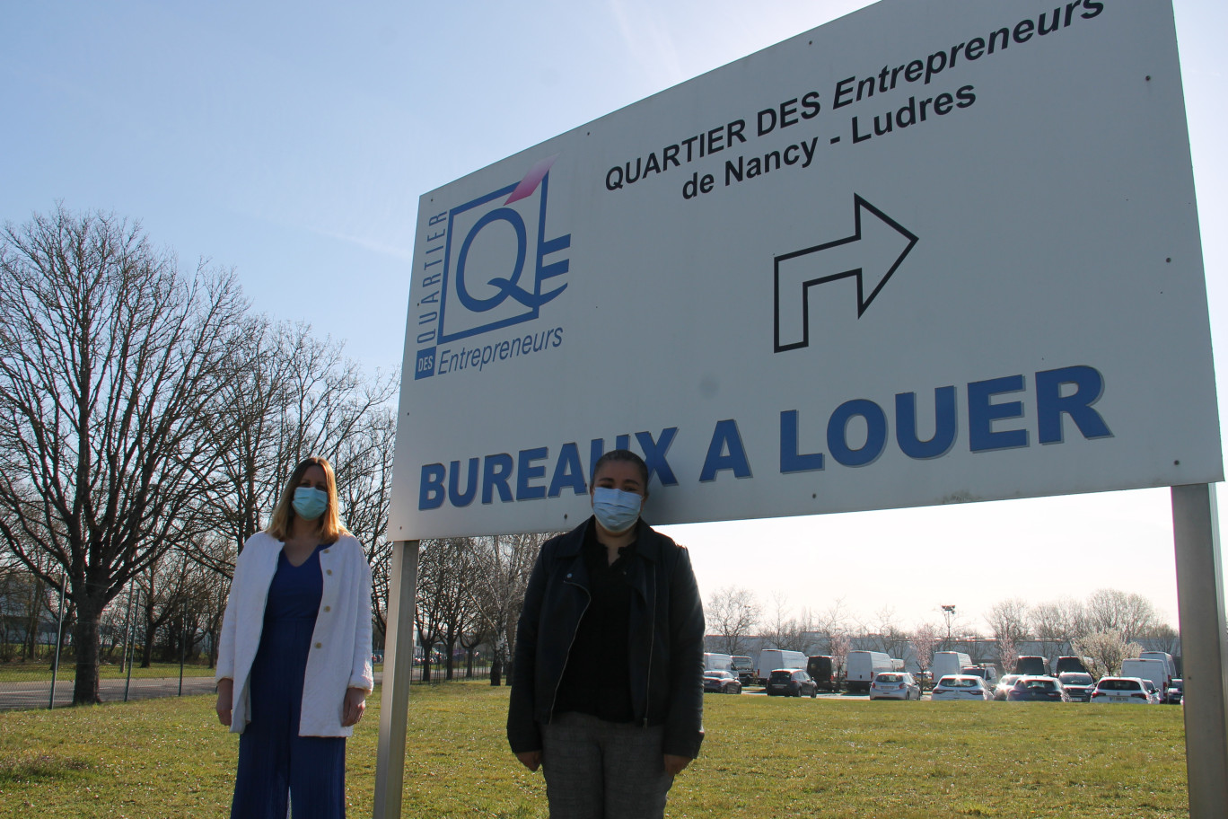 Jennifer Walter, en charge du site de Nancy-Ludres et Rajaa Tabyak, responsable multi-sites du Quartier des Entrepreneurs, ont adapté «la vie de quartier» auprès des entreprises hébergées.