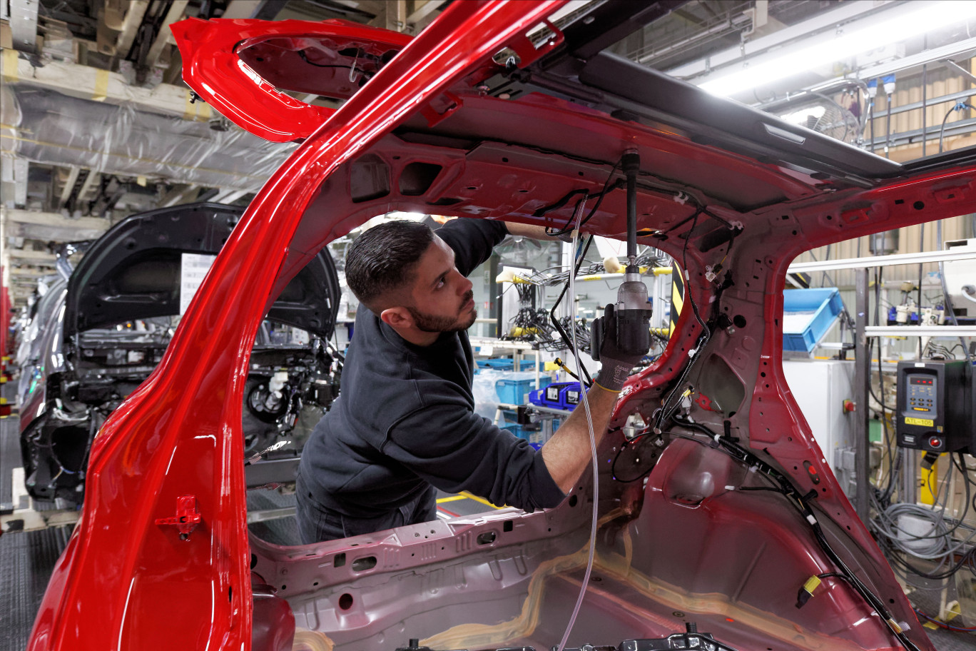 Dans les Hauts-de-France, les multinationales sont très implantées dans les zones d'emplois plus fragiles et marquées par l'industrie, comme l'industrie automobile à Maubeuge, Douai et Valenciennes. © Samuel Dhote