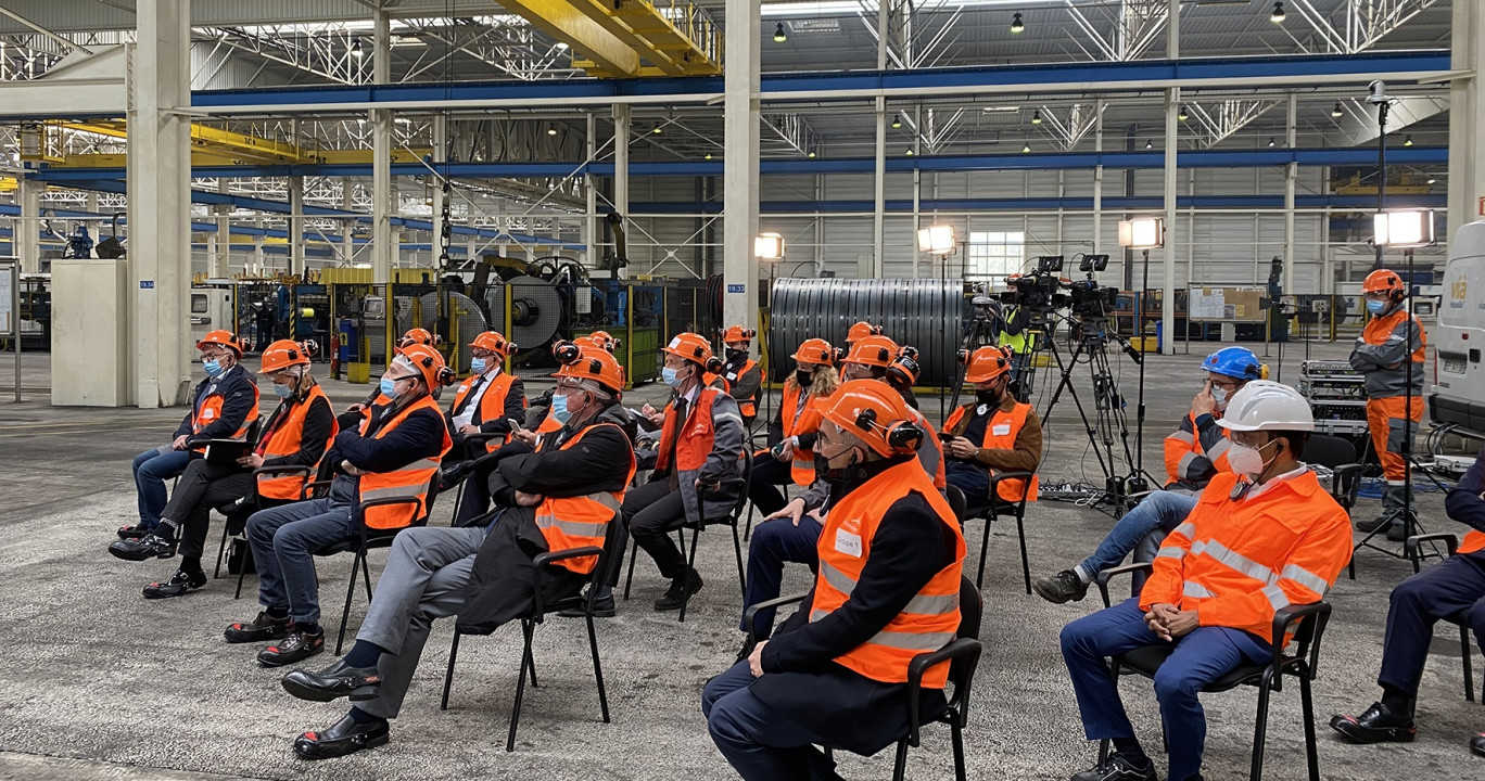 L’usine ArcelorMittal Tubular Products de Lexy est la première à fabriquer les tubes labellisés Véritube. Le lancement officiel s’est déroulé le 7 mai dernier. 