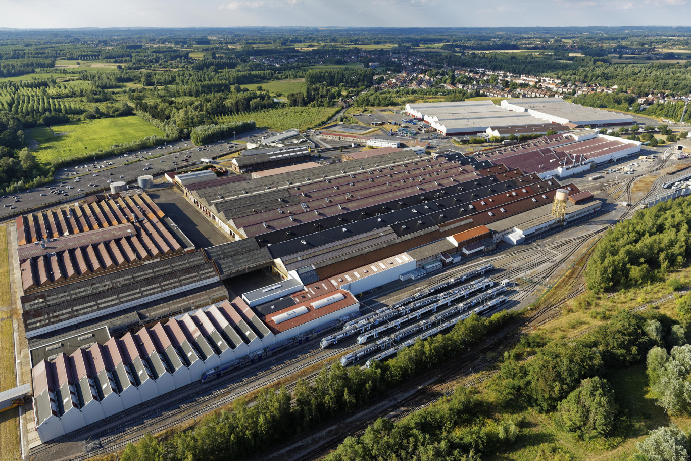 En mars dernier, une opération baptisée Mobility a permis de rassembler 20 salariés de Méaulte pour une action de recrutement sur le site Bombardier à Crespin, dans le Valenciennois. © Bombardier Transport