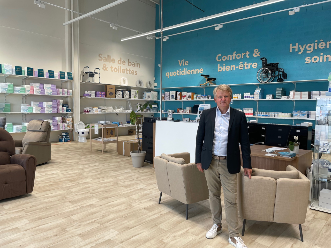 Thierry Lefebvre, originaire de Domart-sur-la-Luce, a ouvert un magasin proche de ses racines du Santerre.