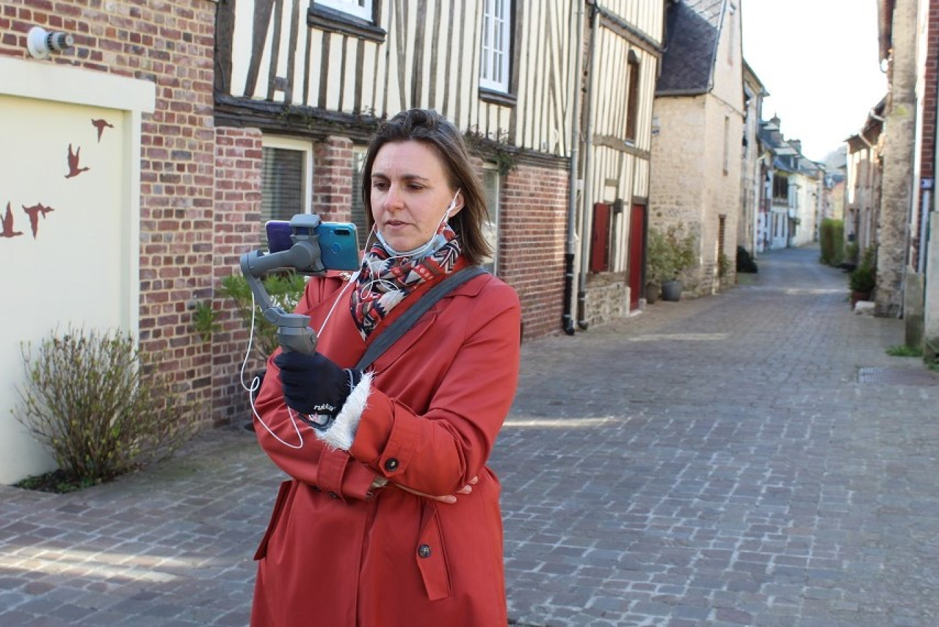 Sandrine Laurent veut rendre la culture accessible à tous, notamment par le biais de visites virtuelles. (Photo Sandrine Pérégrine)