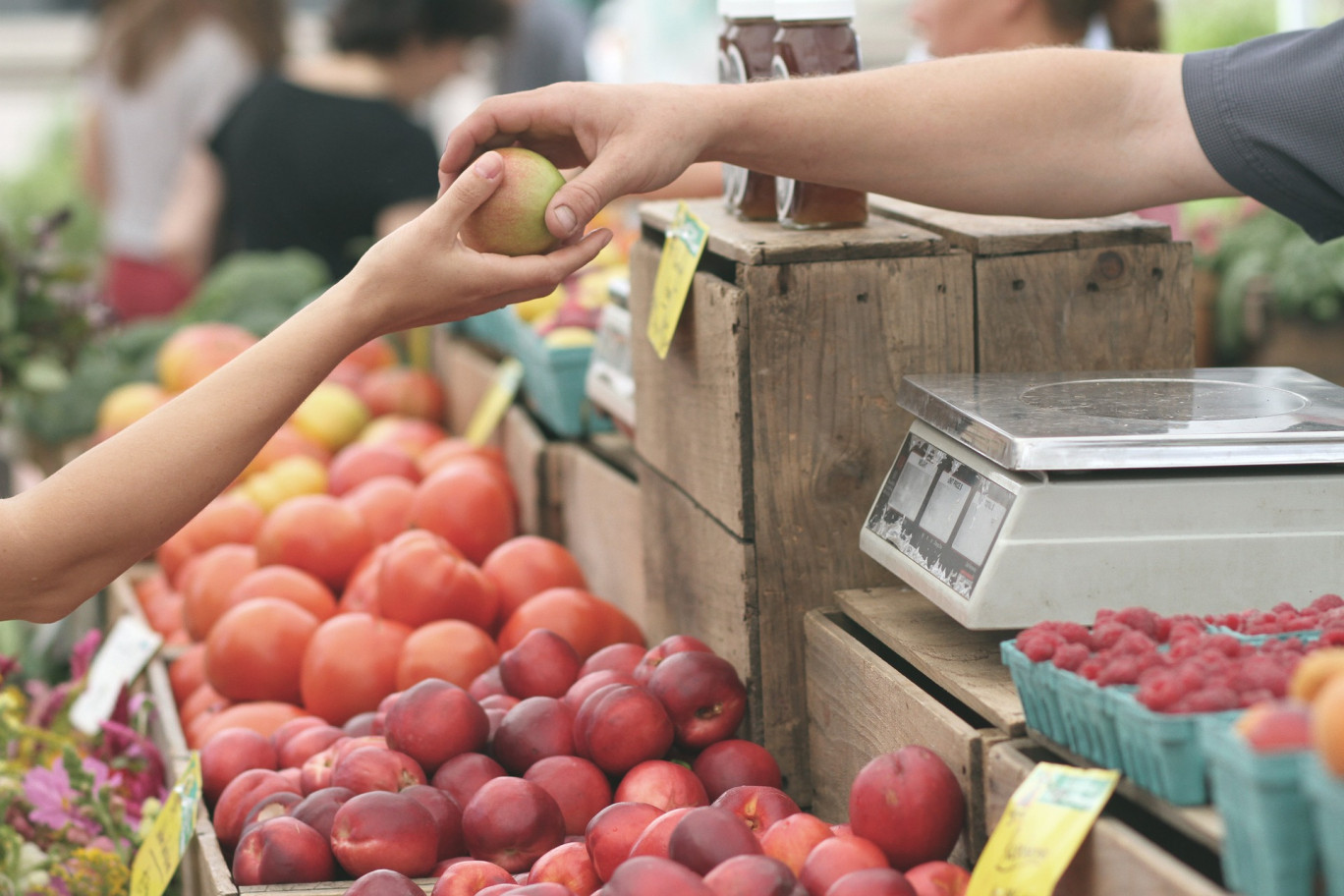 Le marché du dimanche matin attire de nombreux visiteurs extérieurs à la ville. ©Pixabay