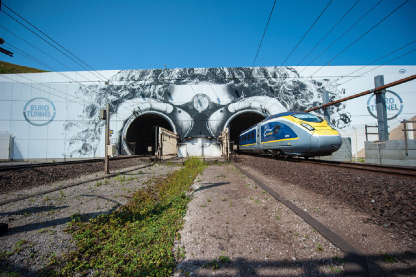 Sur le terminal français d’Eurotunnel, plus de 90% des déchets sont valorisés et 30% des déchets non dangereux sont transformés en combustibles solides de récupération pour alimenter des chaudières. (© Getlink / Eurotunnel)