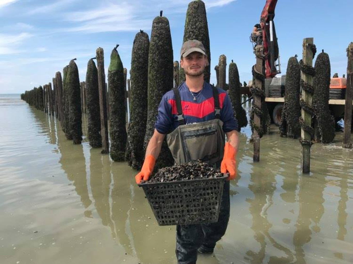 Benjamin Vignolle produit des moules depuis dix ans. 