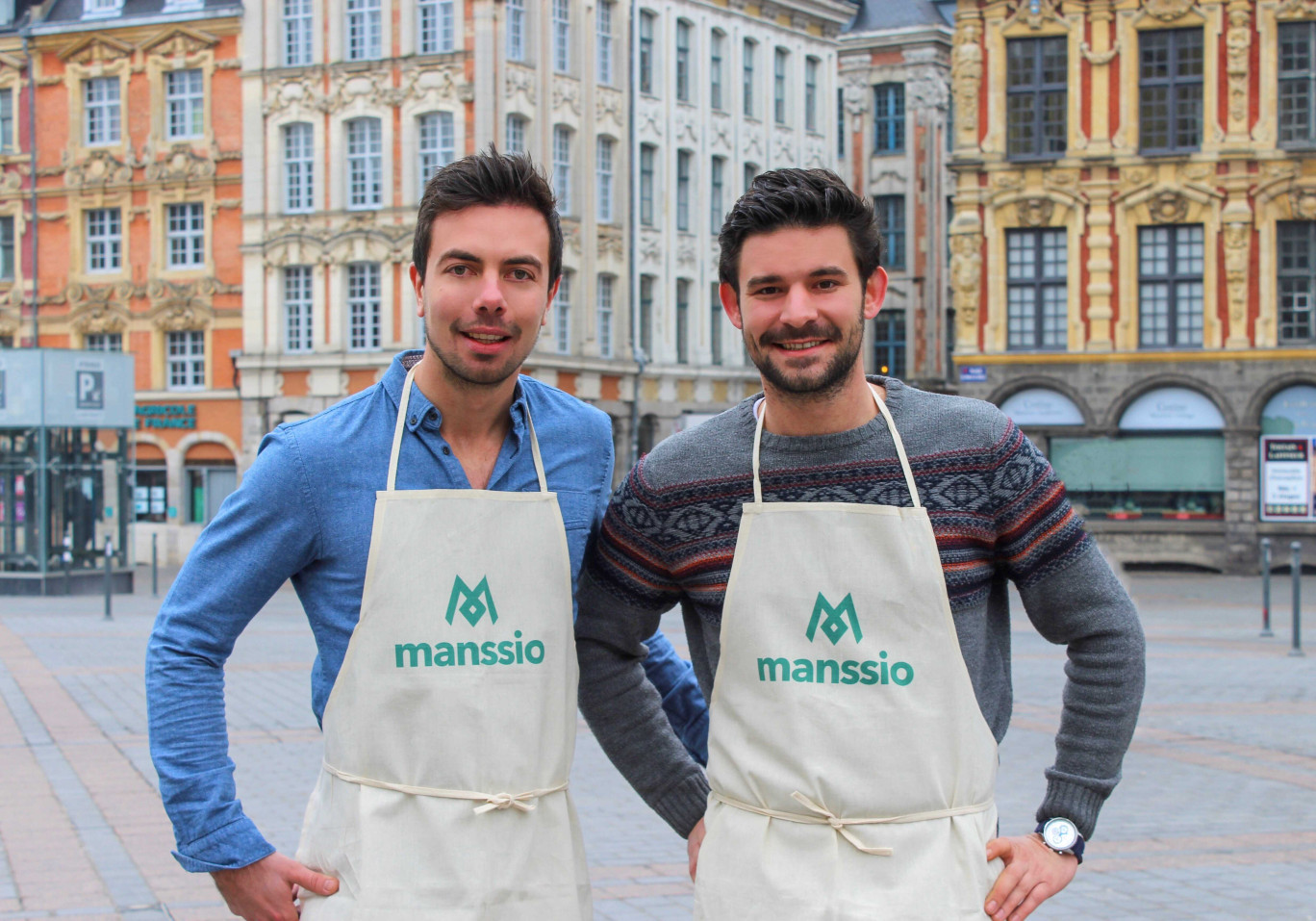 Maxime Delannoy et Paul Deswarte, cofondateurs de Manssio.