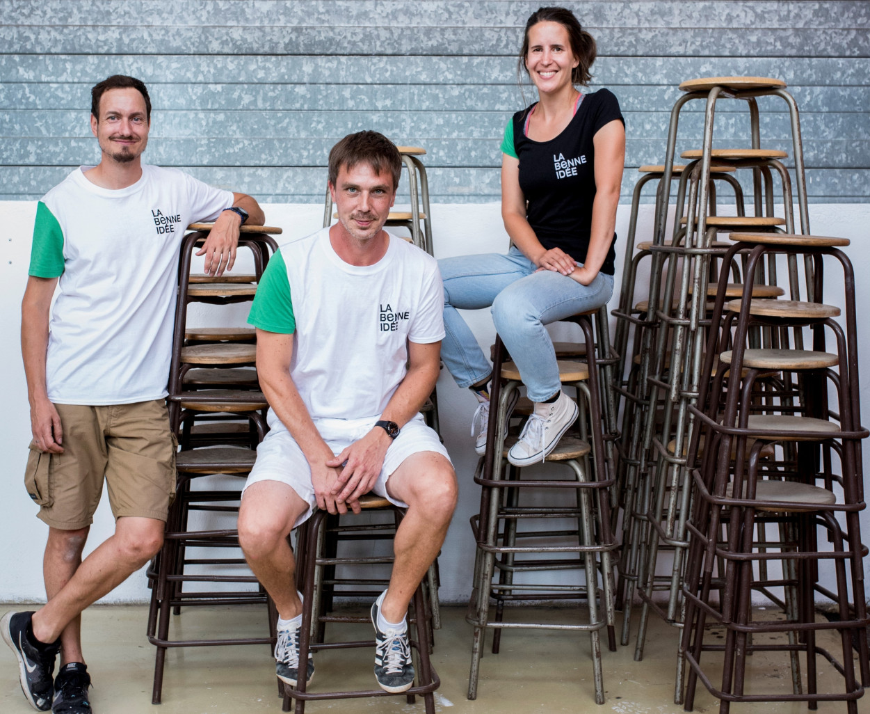 Antoine Plantier, Chloé Geiss et Thomas Henry. Crédit photo : Thibault Perisse