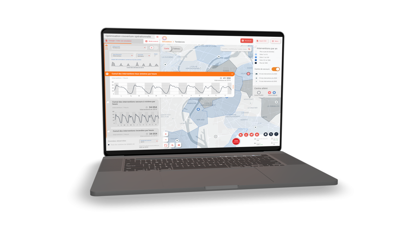 Les solutions digitales basées sur l’intelligence artificielle conçues par Aum Biosync doivent simplifier le quotidien des services de secours. (© Aum Biosync)