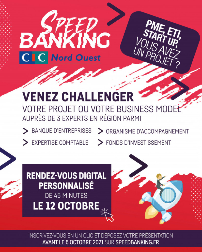 Le CIC Nord Ouest organise la 3e journée des Speed Banking.