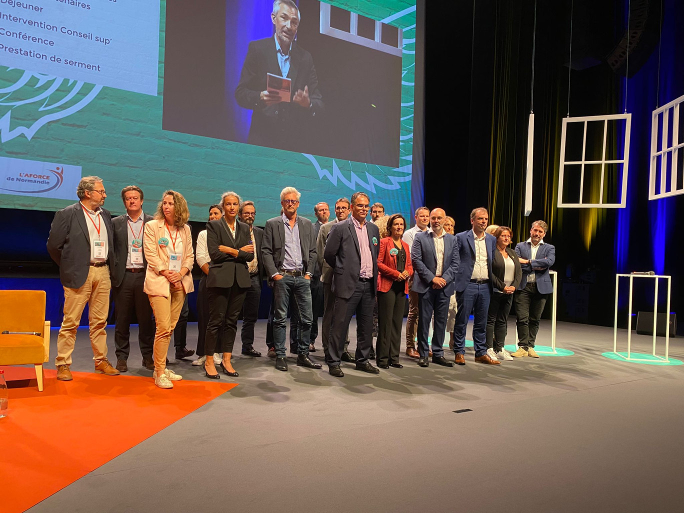 Les élus du Conseil régional de l'ordre des experts-comptables étaient présents au Congrès. (Photo Gazette Normandie)