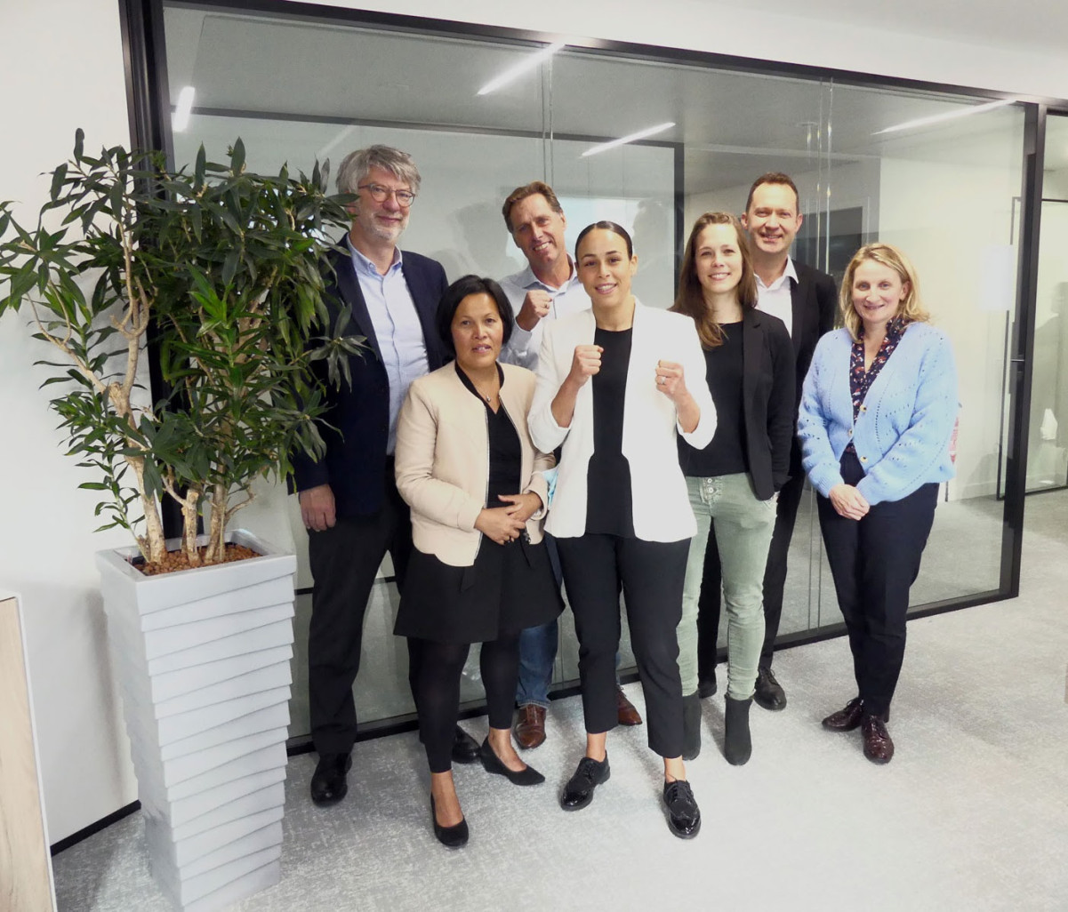 Jean-Christophe Boisseau, Liliane Lim, Jean-Marie Guian, Amina Zidani, Sophie Dufour, Fabrice Pesin, Estelle Rouchon. (© SPB)