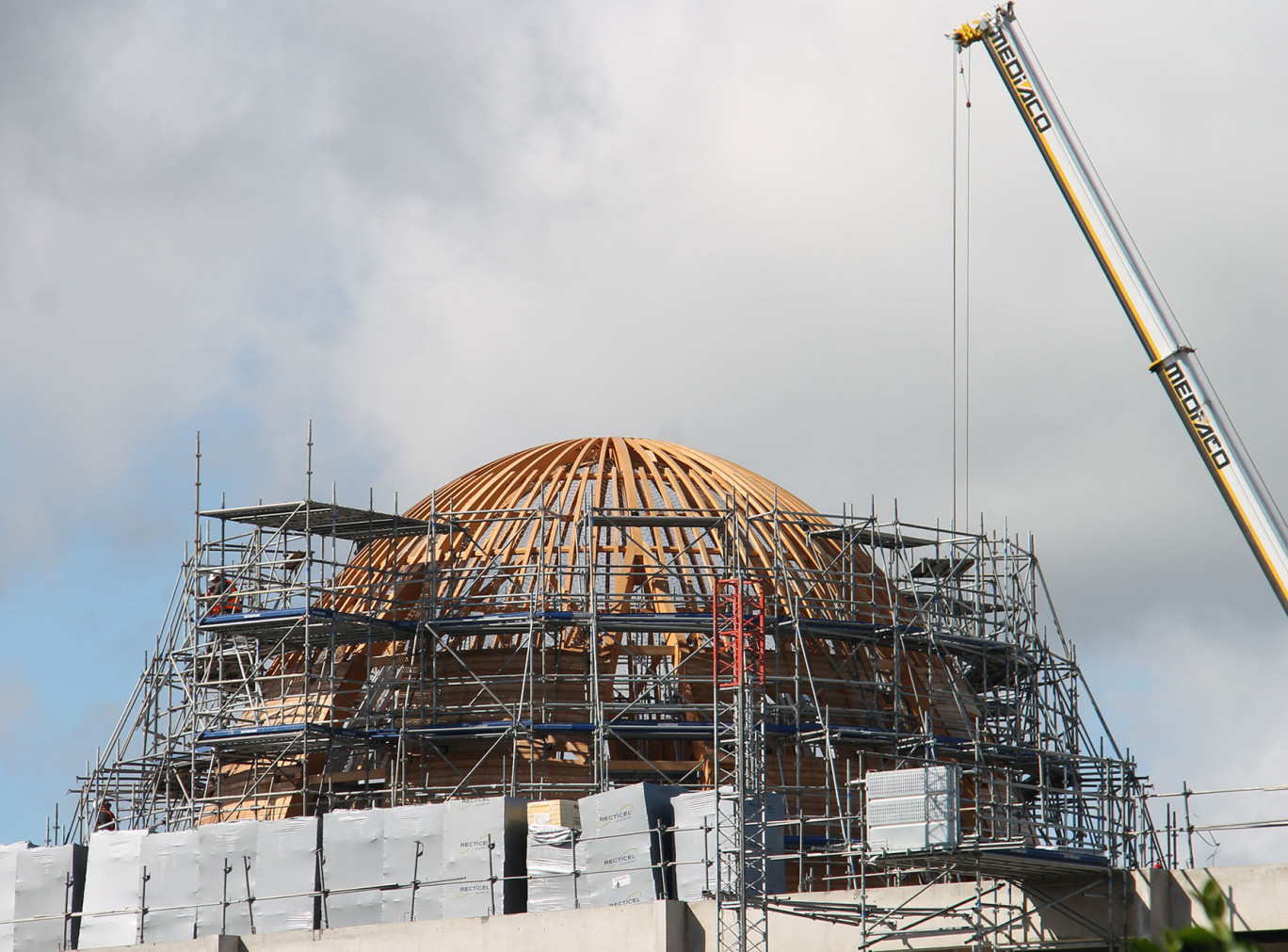 Le chantier de Grand Thermal a été choisi par la Fédération du BTP 54 pour l’opération «Les Coulisses du Bâtiment», le 8 octobre.