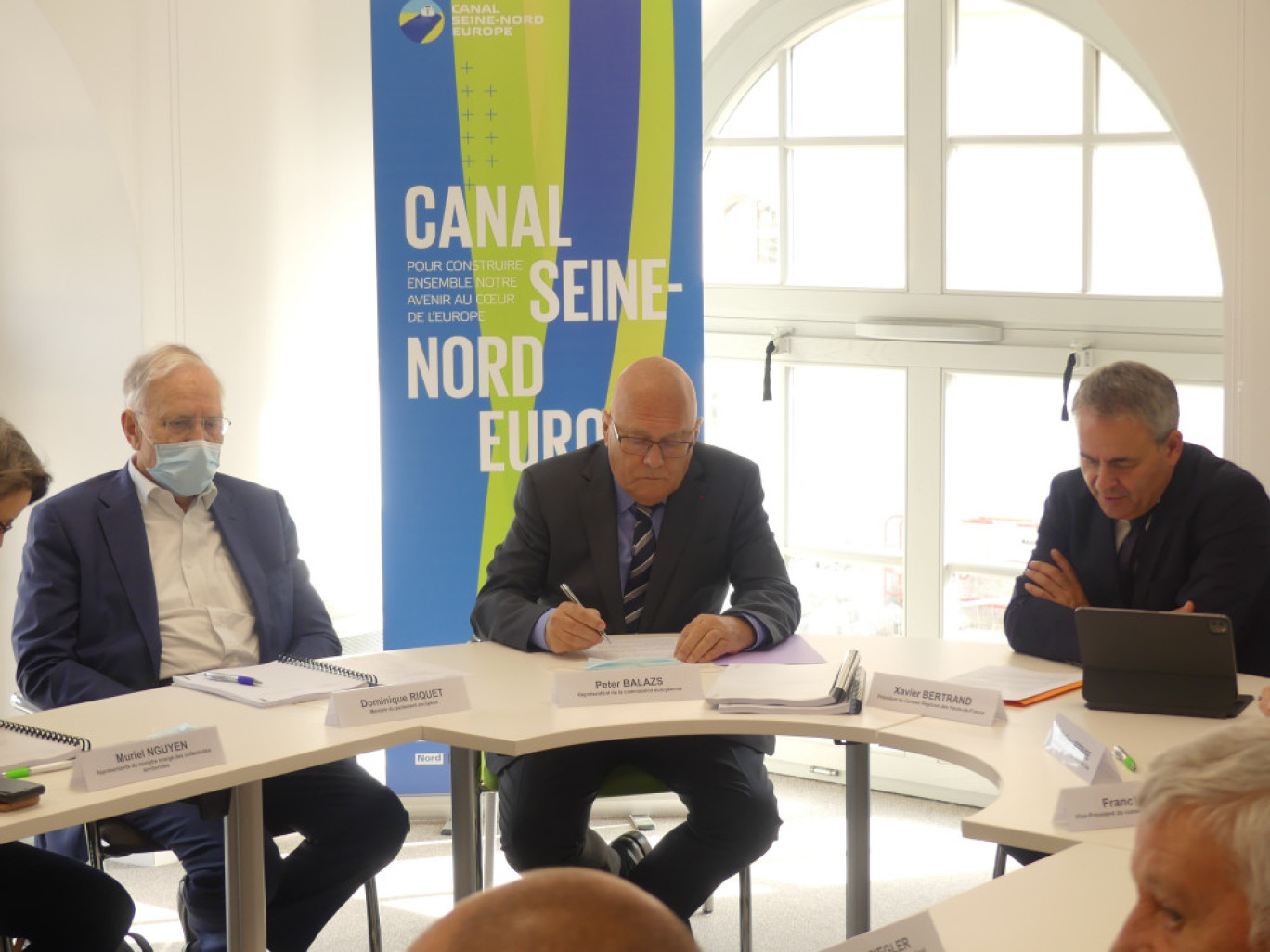 Installation du conseil de surveillance de la Société du canal Seine-Nord Europe