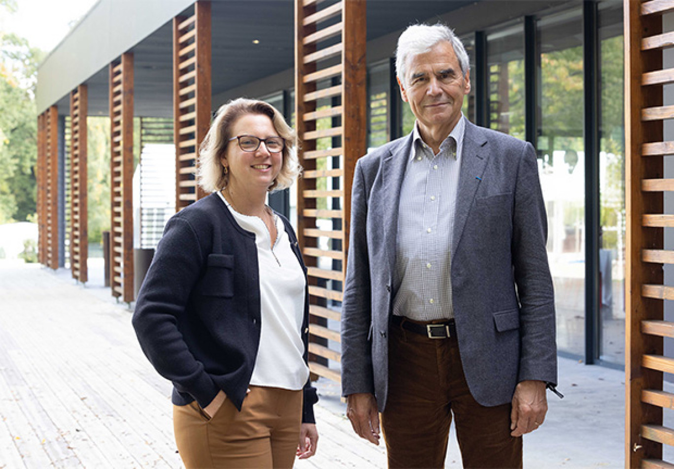 Caroline Roussel et Jean-Philippe Ammeux.