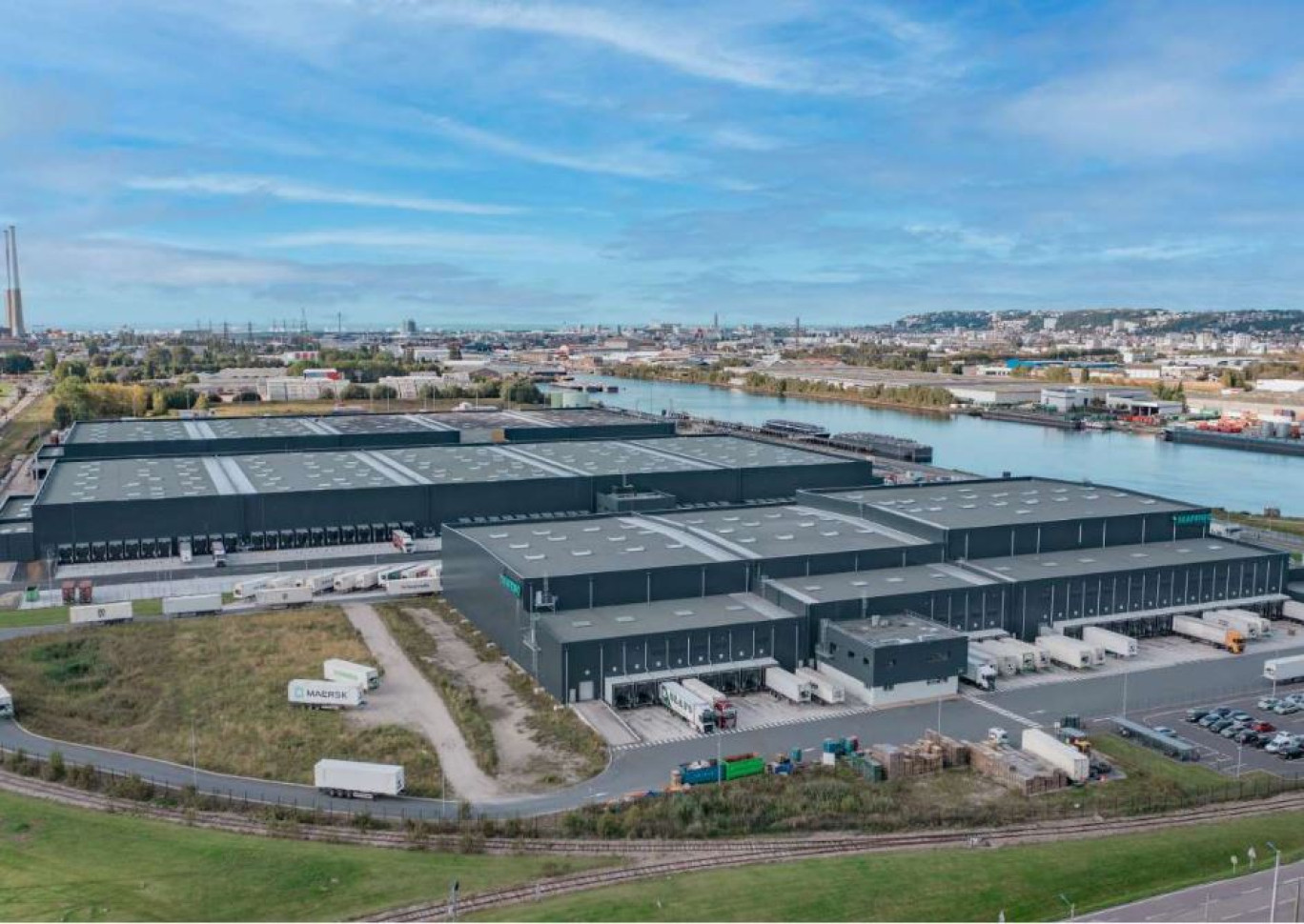 Seafrigo a inauguré une nouvelle plateforme logistique de 60 000 m², jeudi 4 novembre. (Photo Haropa)