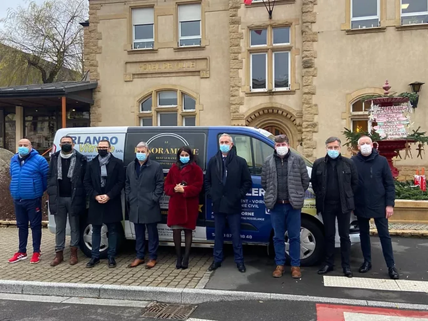 La société Visiocom et la commune d'Amnéville unis par une coopération liant praticité et mobilité partagée. © Ville d'Amnéville.  