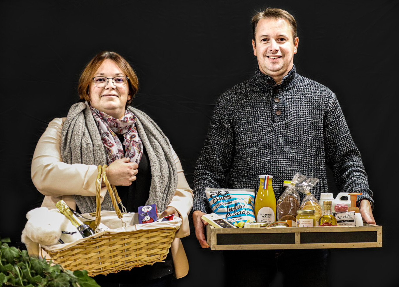 Magalie Morisot et Christophe Lo Giudice, les fondateur de l'enseigne. @ Le Marché Tendance