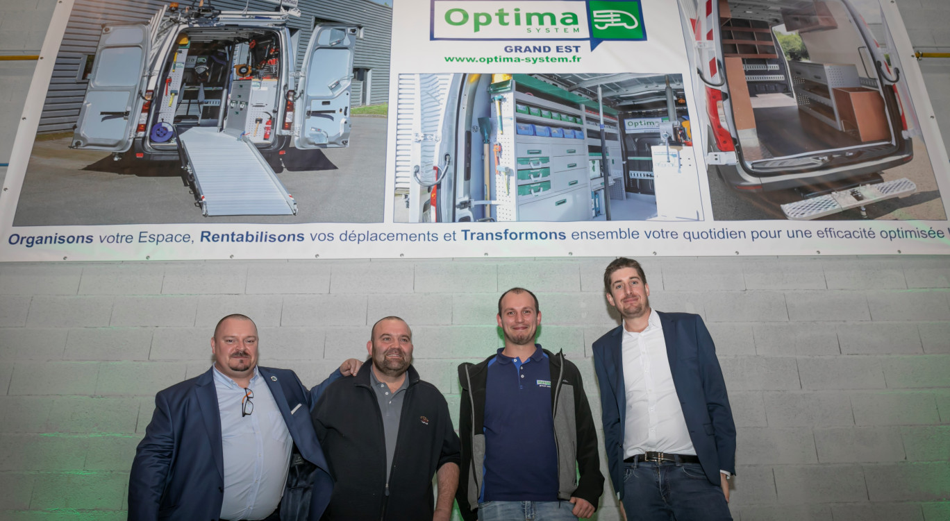 L'équipe Optima Grand Est à l'inauguration de ses locaux messins. © Optima Grand Est.