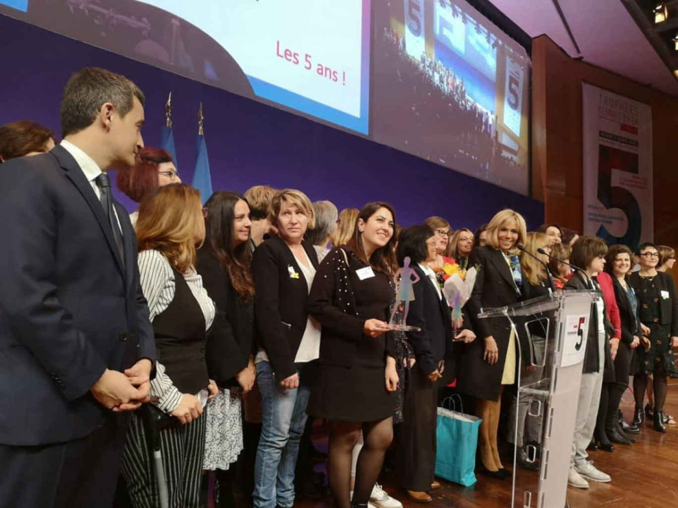 La remise des Trophées EA & ESAT est toujours un moment fort en émotion, comme ici en 2019. © Handiréseau - réseauH.