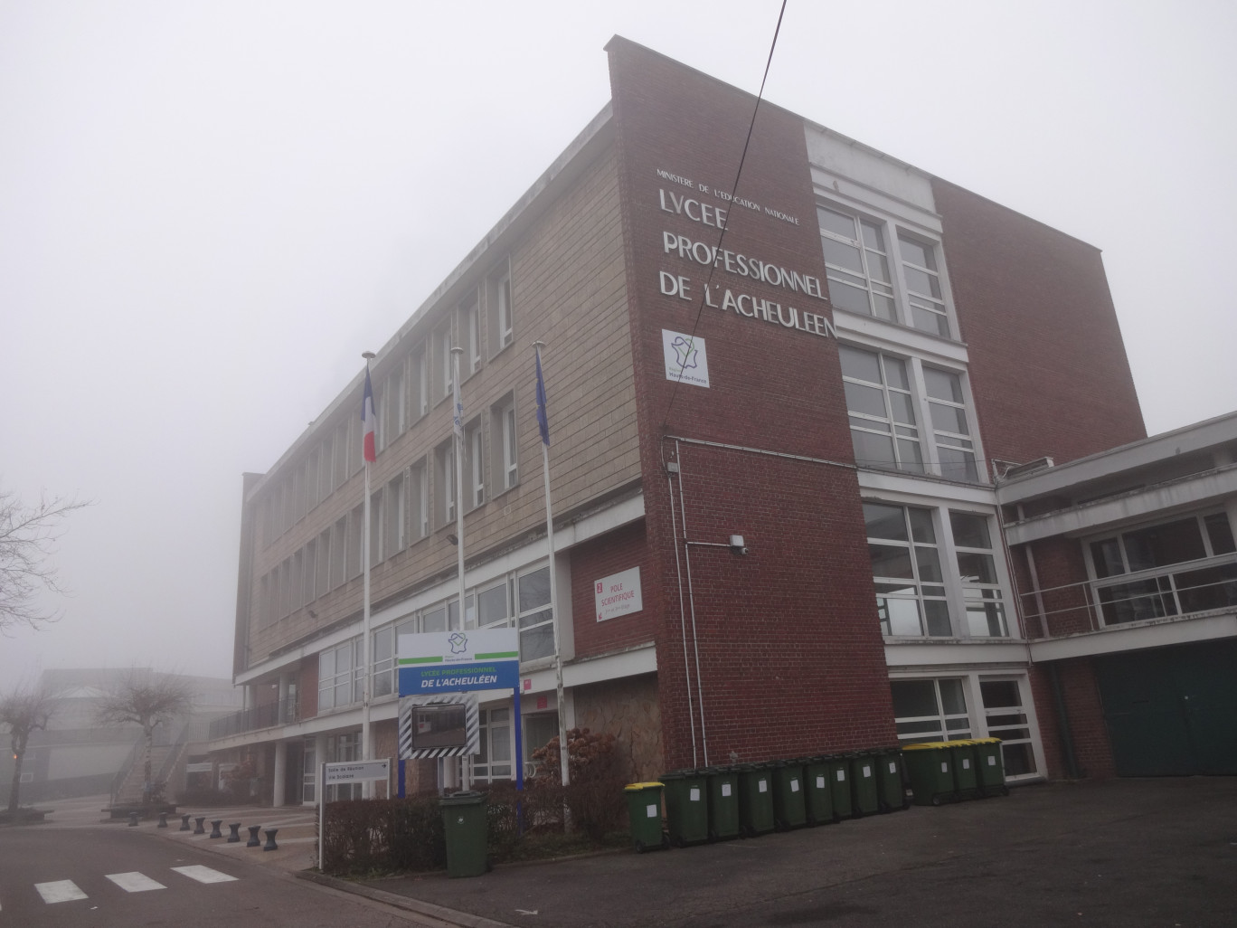 L’Acheuléen, avec sa formation de tailleur de pierre et gravure, à Amiens, est le lycée support du campus Métiers d’art et patrimoine. (c)Aletheia press/ Emma Castel