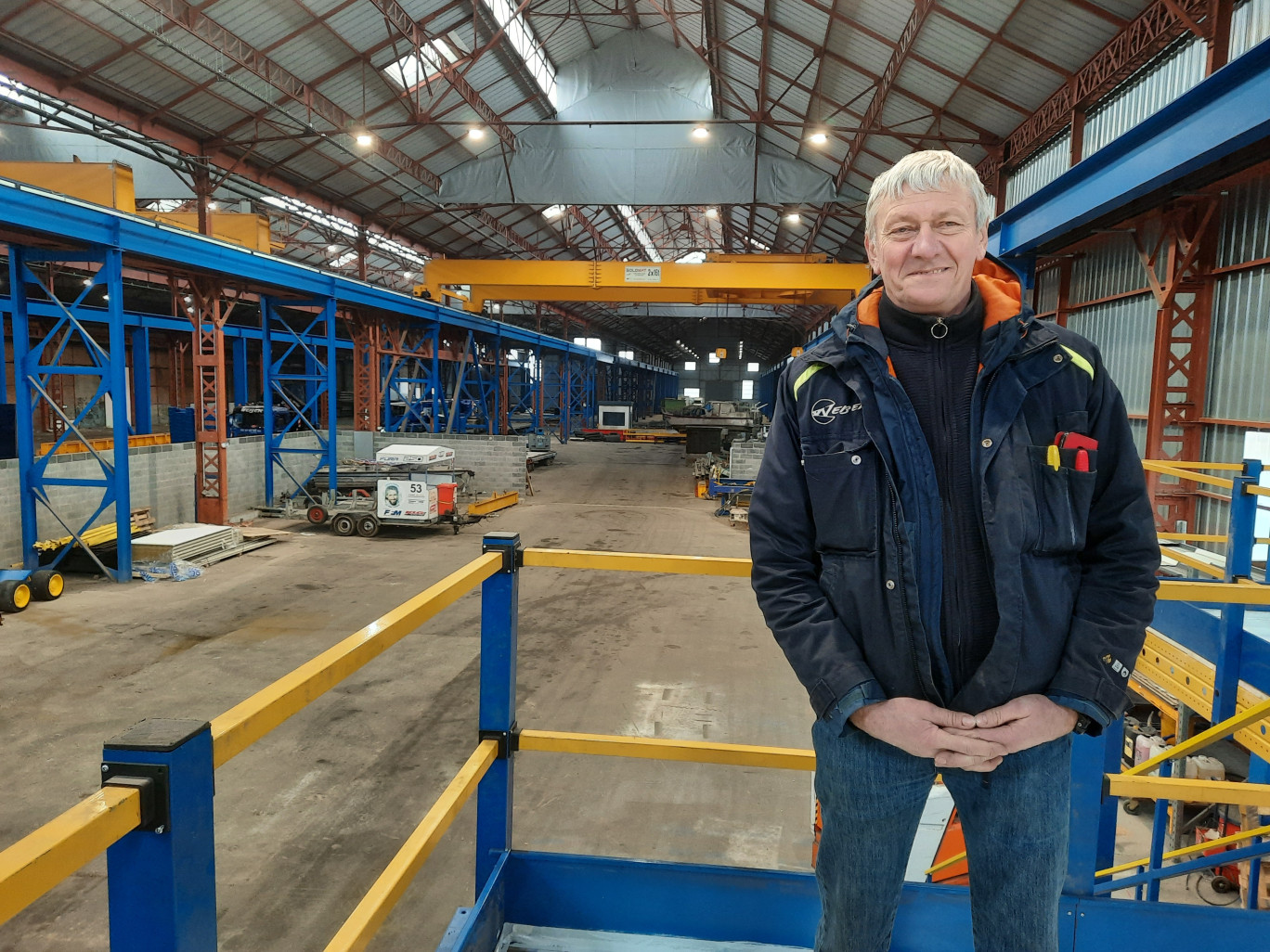 Bruno Houard, arrière-petit-fils (par alliance) du fondateur de Weber construction montage, Roger Weber. © Aletheia Press/L.Péron