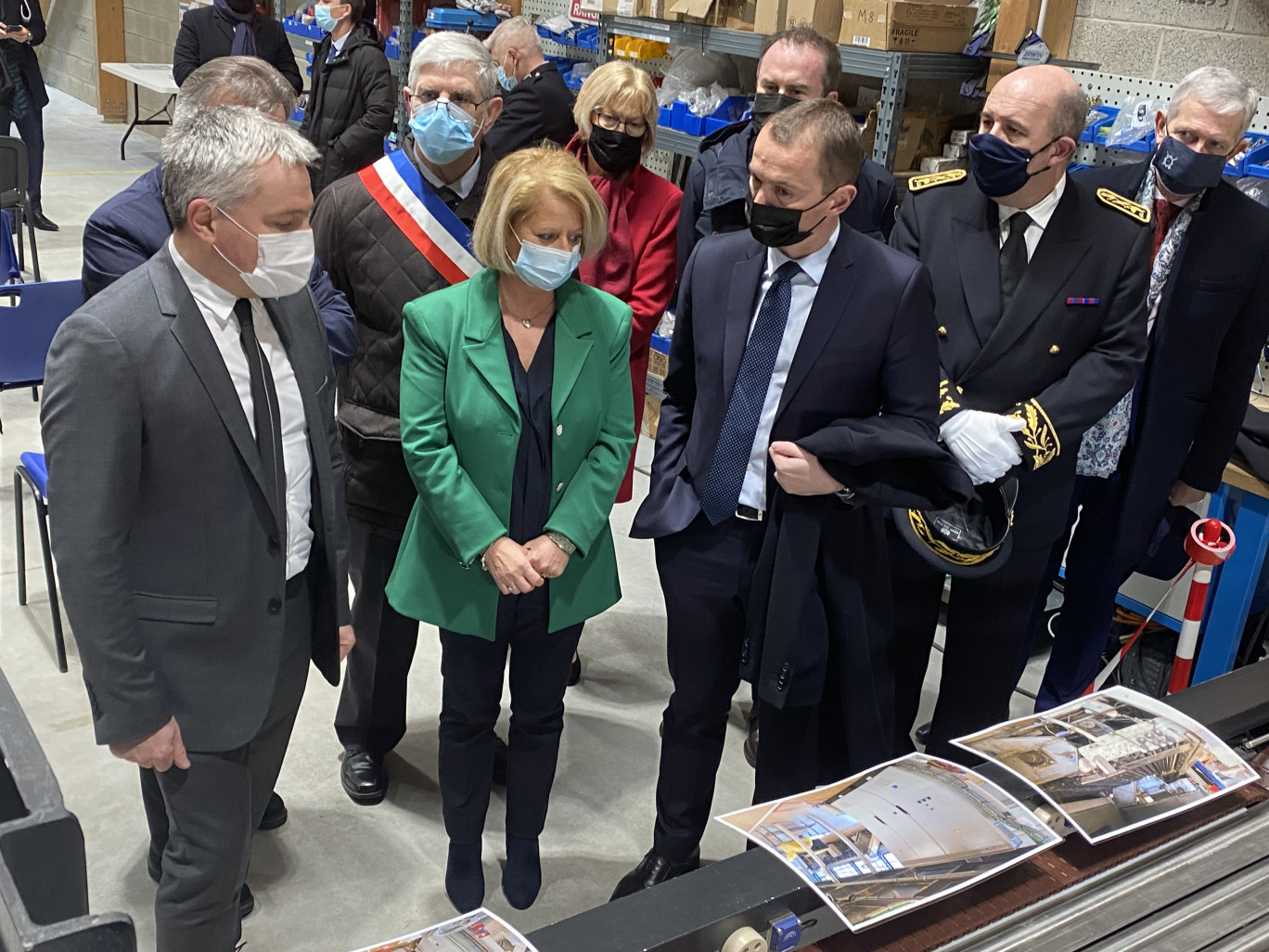  Le principe de l’entreprise expliqué à Brigitte Bourguignon et Olivier Dussopt devant les élus. © Aletheia Press/O.Prud’homme