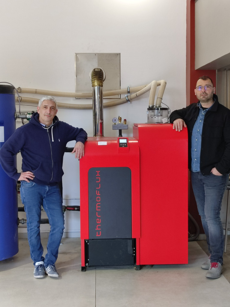 Haris Salihovic (à dr.) et Emmanuel Perez seront à Nordbat pour la première fois, avec leurs chaudières.