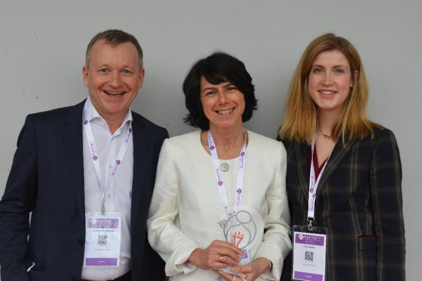 De g. à dr., Christian Renard (Laboratoire Renard), Pascaline Cassagnaud (COG-AUDIO) et Agnès Denève (COG-AUDIO).