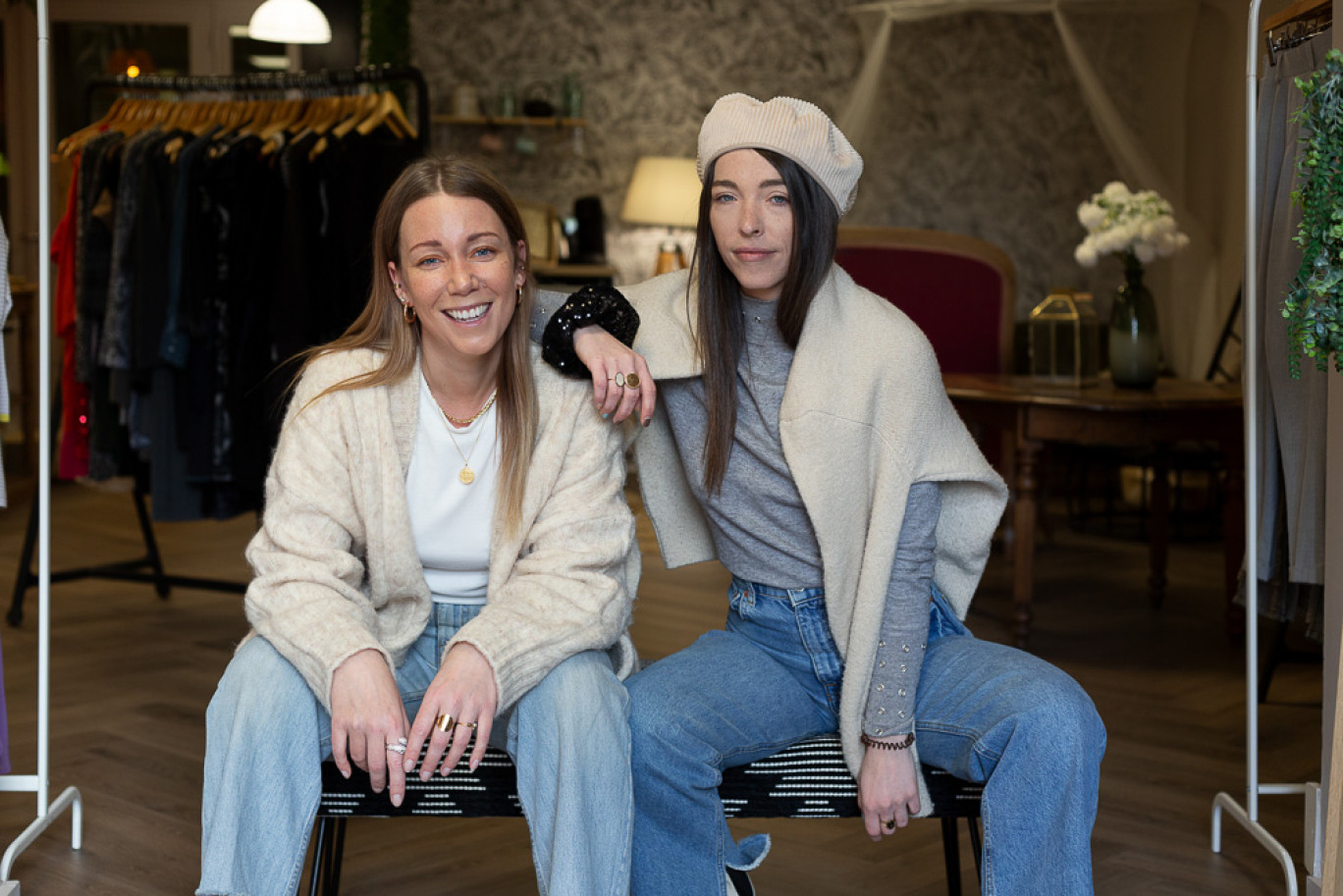 Elena Legros et Marie Grosjean, à la tête d'un concept novateur. © : Clémence Brach.