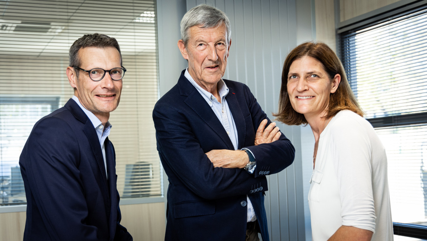 Emmanuel et Alain Ampaud et Sophie de Fournoux (© Piretti Énergies)