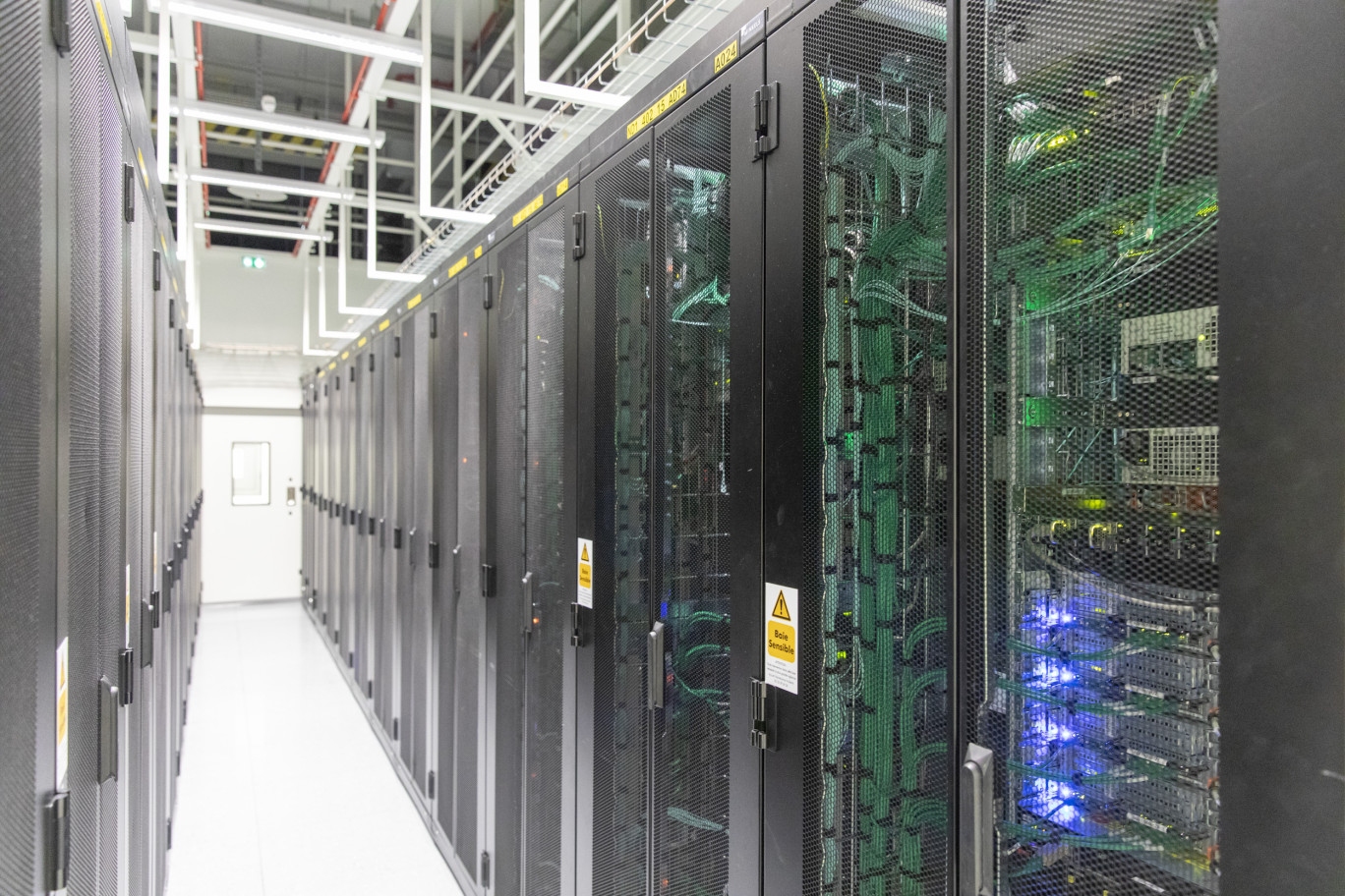 Le data center Normandie 2 héberge les données des clients entreprises et grand public, ainsi que le réseau interne de l'opérateur. (Photo Daisy Reillet/Orange)