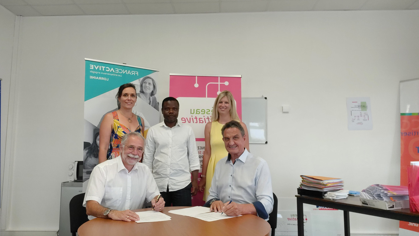 Initiative Metz et France Active Lorraine renforcent le levier d'efficacité vers les porteurs de projet. © : Initiative Metz.