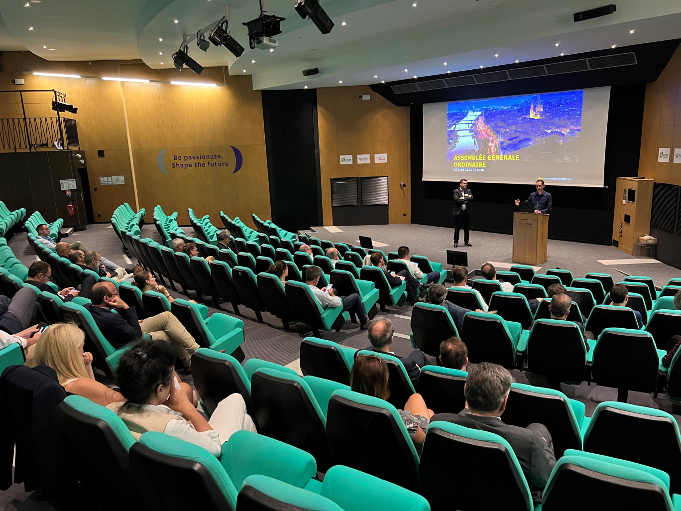 Le 16 juin dernier se déroulait l’assemblée générale de l'agence de développement économique de l'agglomération Rouennaise, Rouen Normandy Invest. (© Rouen Normandy Invest).