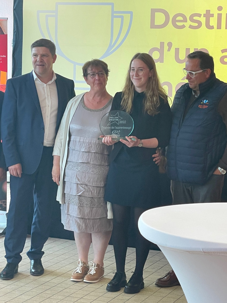 Élise Boulnois, 17 ans, apprenti-bouchère à Villers-Bocage dans la Somme, a participé au concours national du Meilleur apprenti de France, MAF.