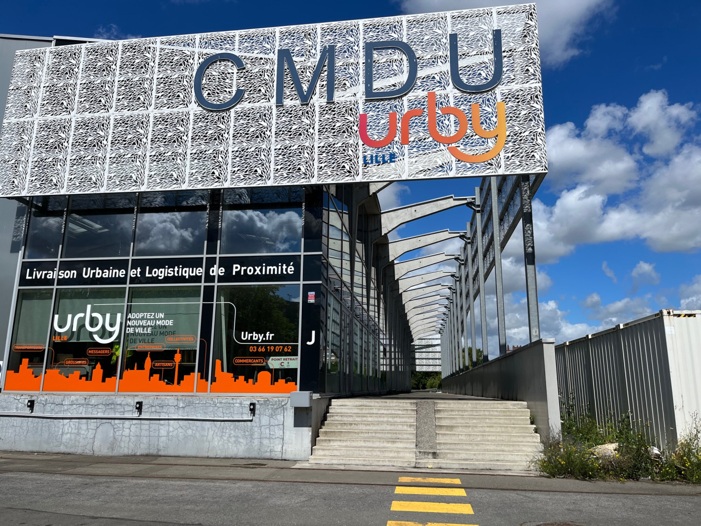 C'est sur le site du CMDU, aux Ports de Lille, qu'Urby s'est installée en février 2022, avec pour voisin, Stocknord..