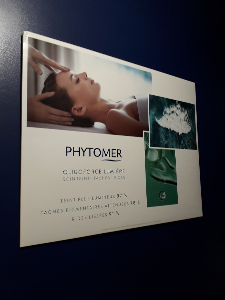 Bellissima travaille entre autres avec la marque Phytomer.