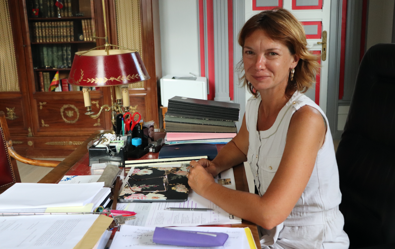 Christelle Hiver, maire de Doullens depuis 2020.