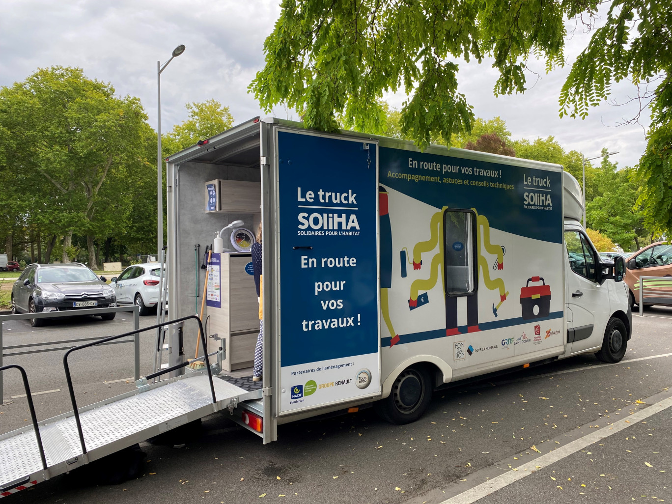 Le Soliha Truck s’est lancé dans l’Aisne le mardi 13 septembre dernier à Soissons. @Soliha