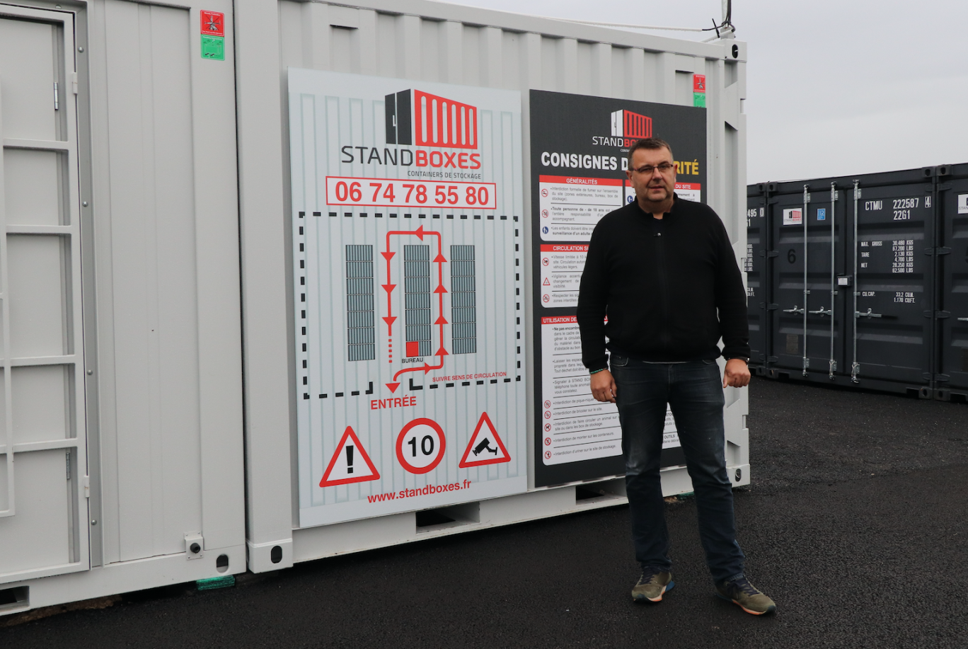 David Dubos, nouveau franchisé Stand Boxes d’Abbeville.