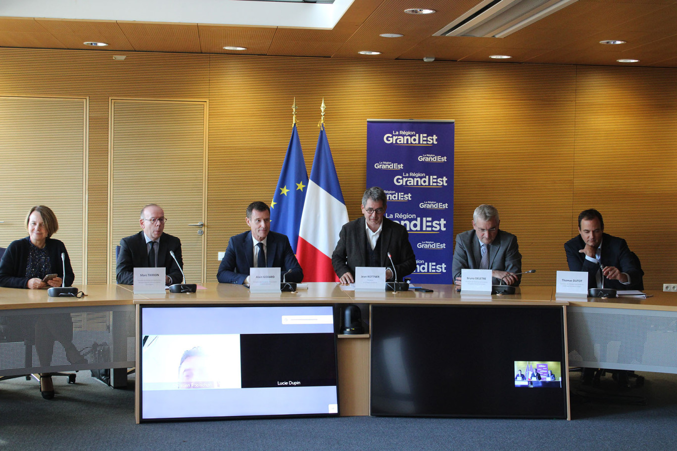 Le 4 octobre, la région Grand Est, le FEI et les organismes bancaires régionaux ont annoncé le lancement de prêts participatifs à destination des TPE et PME de la région. © : Région Grand Est 