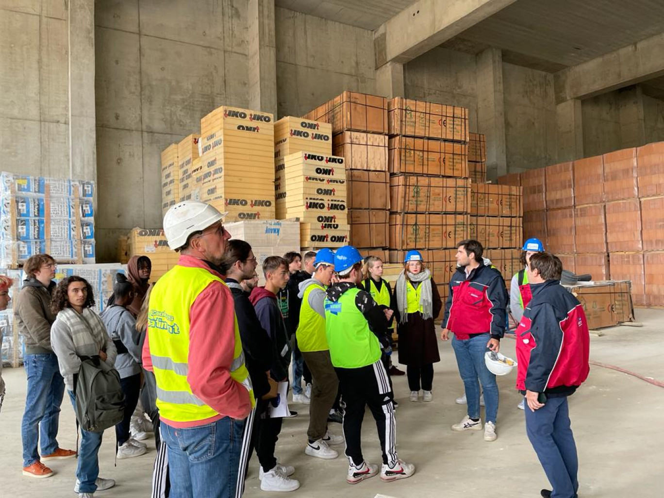 Chez Cobat, 130 personnes ont visité le chantier de construction du siège social lors des Coulisses du bâtiment. (c)DR